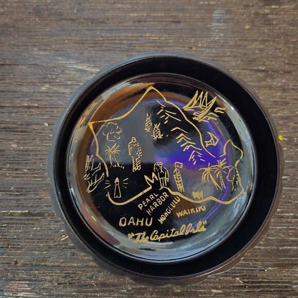 VTG 1950s HAWAII SOUVENIR COASTER SET - Picture 5 of 6